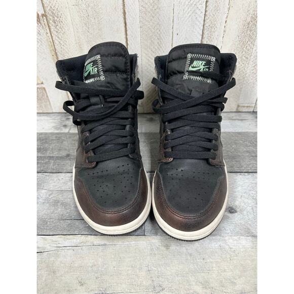 AIR JORDAN 1 RETRO HIGH OG “PATINA” 
BLACK/FRESH MINT-LIGHT ARMY-SAIL, SIZE 9 main image 13